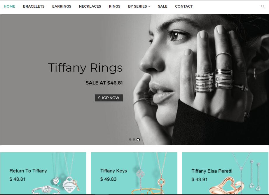 designer replica Tiffany jewelry sale in USA